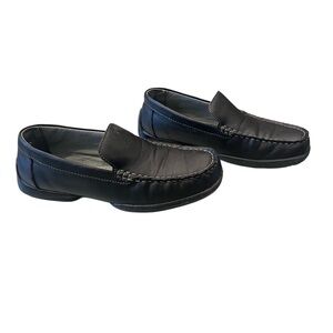 Nordstrom little boy’s black loafer dress shoes